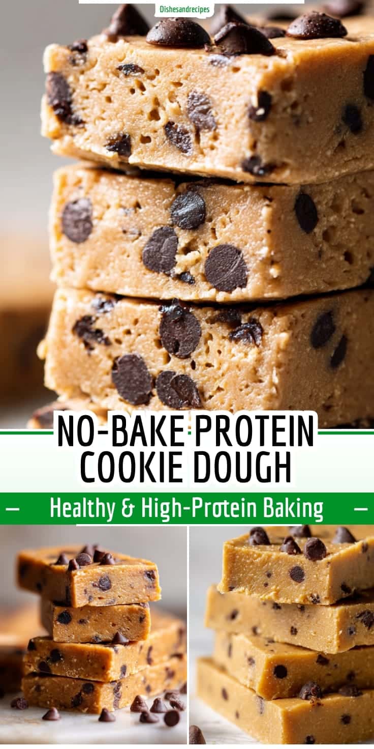 Homemade Protein Cookie Dough Bars: Easy No-Bake Snack