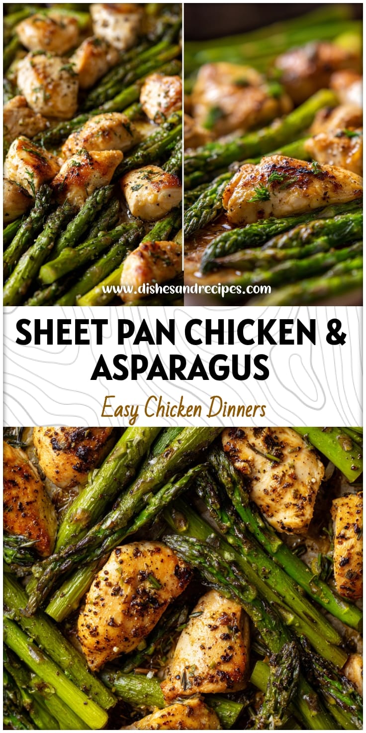 Spring Roasted Chicken & Asparagus Sheet Pan Dinner
