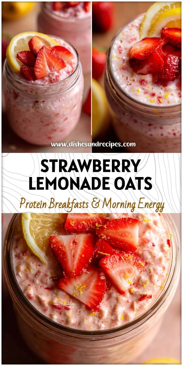 Strawberry Lemonade Overnight Oats: Healthy & Delicious Breakfast Idea