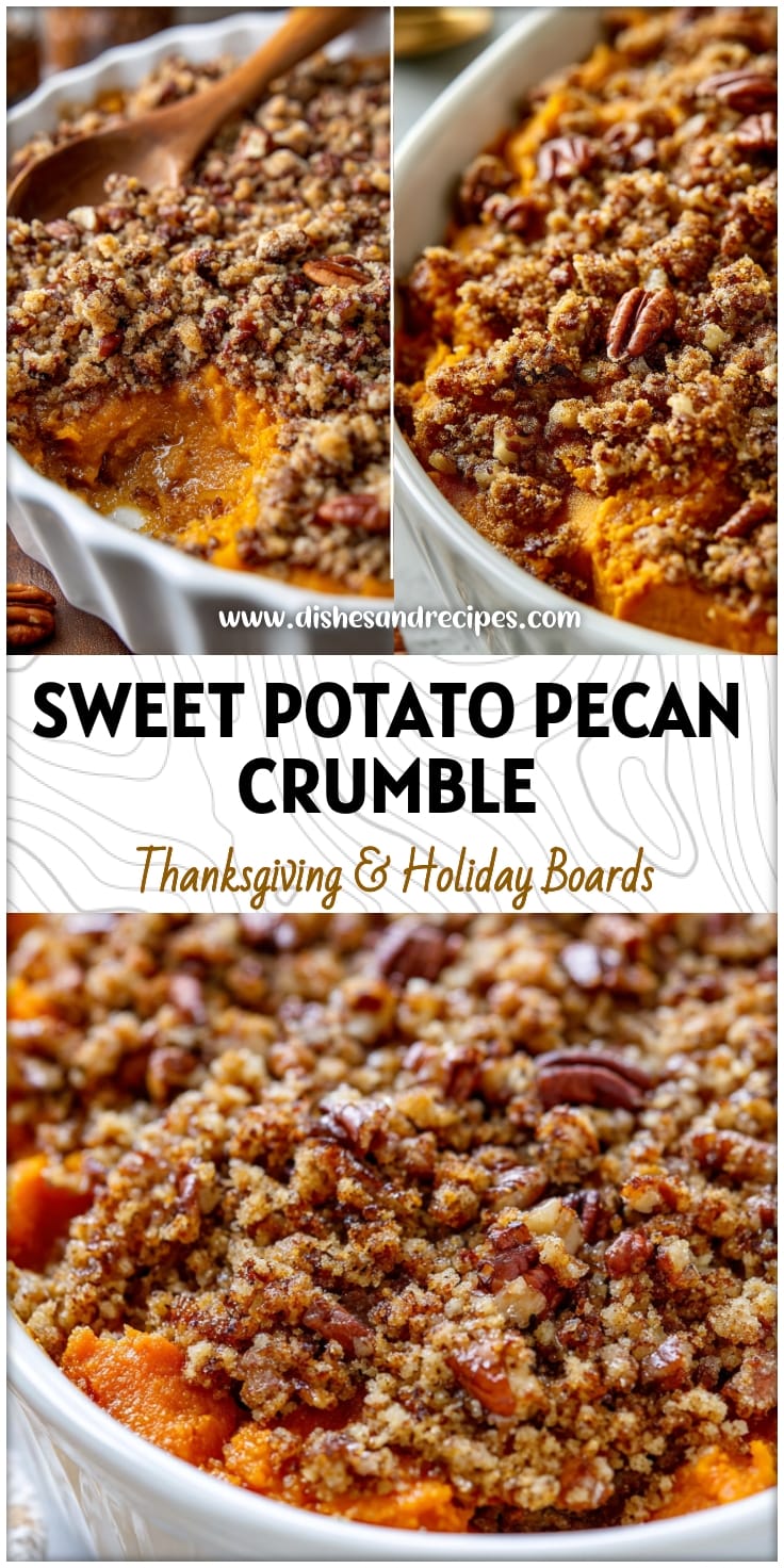 Sweet Potato Casserole with Pecan Crumble Topping Recipe