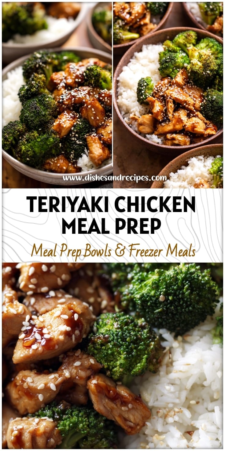Easy Teriyaki Chicken Meal Prep Bowls with Broccoli & Rice