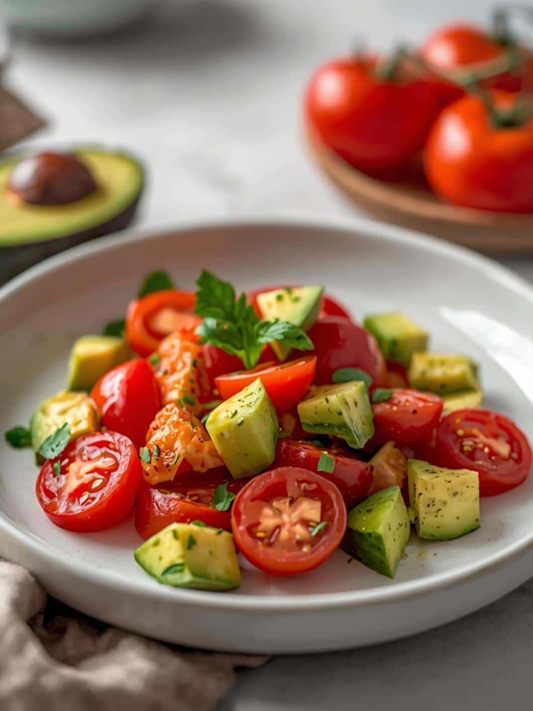 Tomato Avocado Summer Salad: Easy & Healthy Recipe