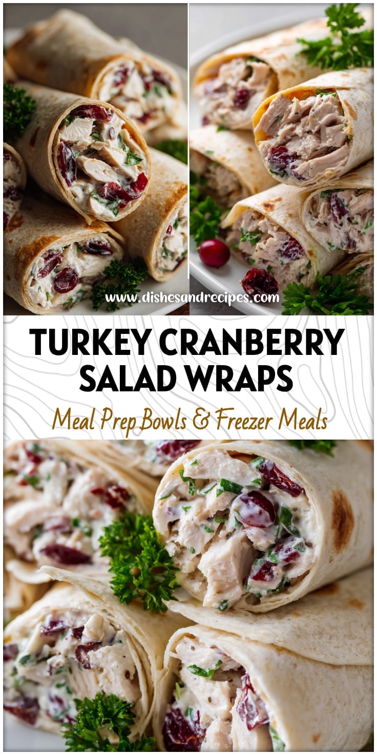 Turkey Cranberry Salad Wraps: Easy & Delicious Lunch Idea 14 Turkey Cranberry Salad Wraps: Easy & Delicious Lunch Idea