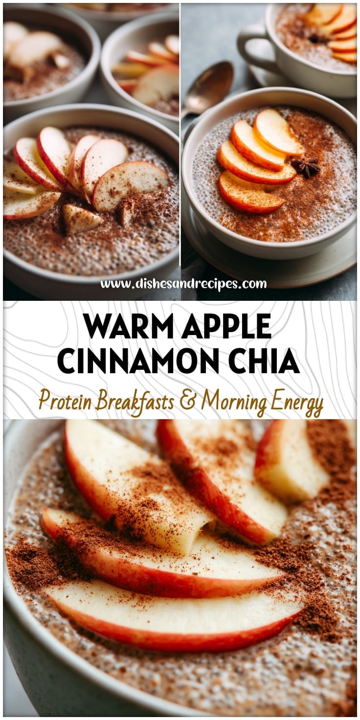 Warm Apple Cinnamon Chia Pudding for a Cozy Breakfast
