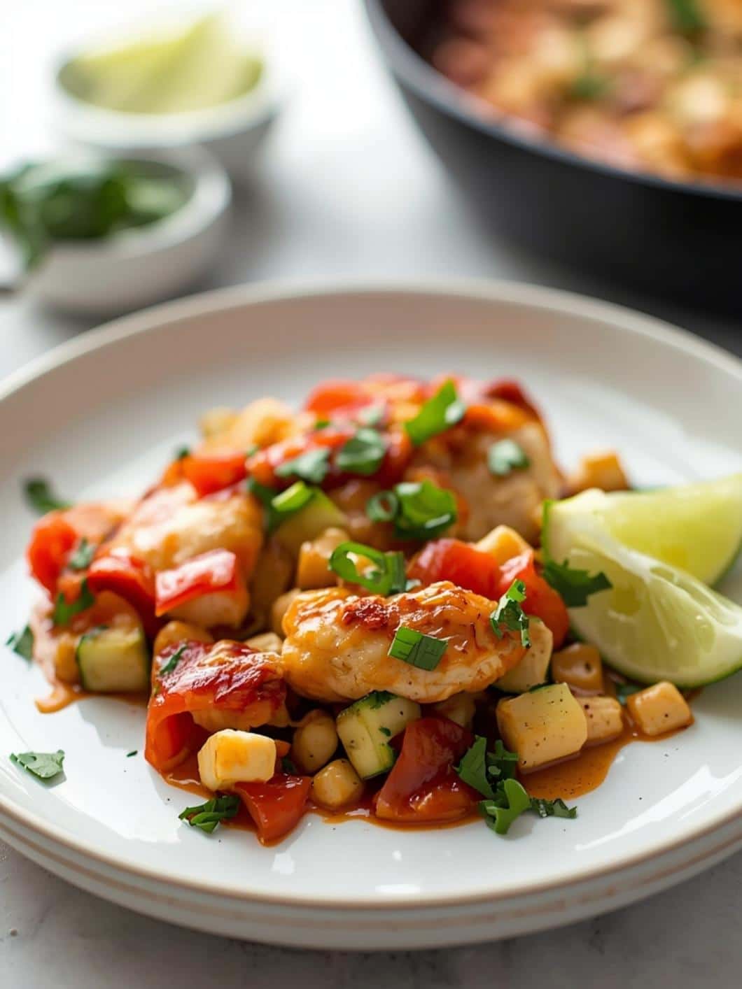 Zucchini Pizza Chicken Skillet: Easy Low-Carb Dinner