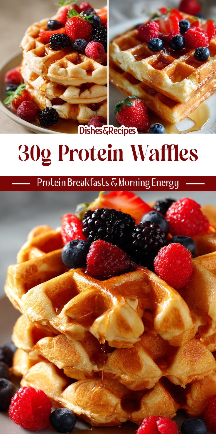 30g Protein Cottage Cheese Waffles for a Healthy Breakfast 14 30g Protein Cottage Cheese Waffles for a Healthy Breakfast