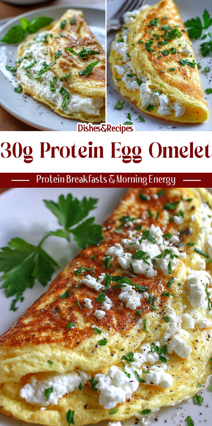 30g Protein Egg White Omelet (15 Minutes)