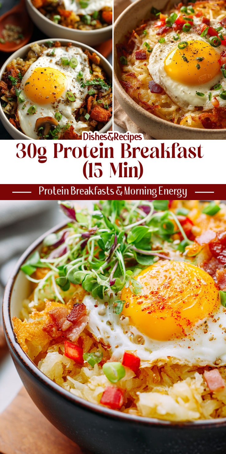 30g Protein Savory Breakfast Bowl (15 Minutes) 14 30g Protein Savory Breakfast Bowl (15 Minutes)
