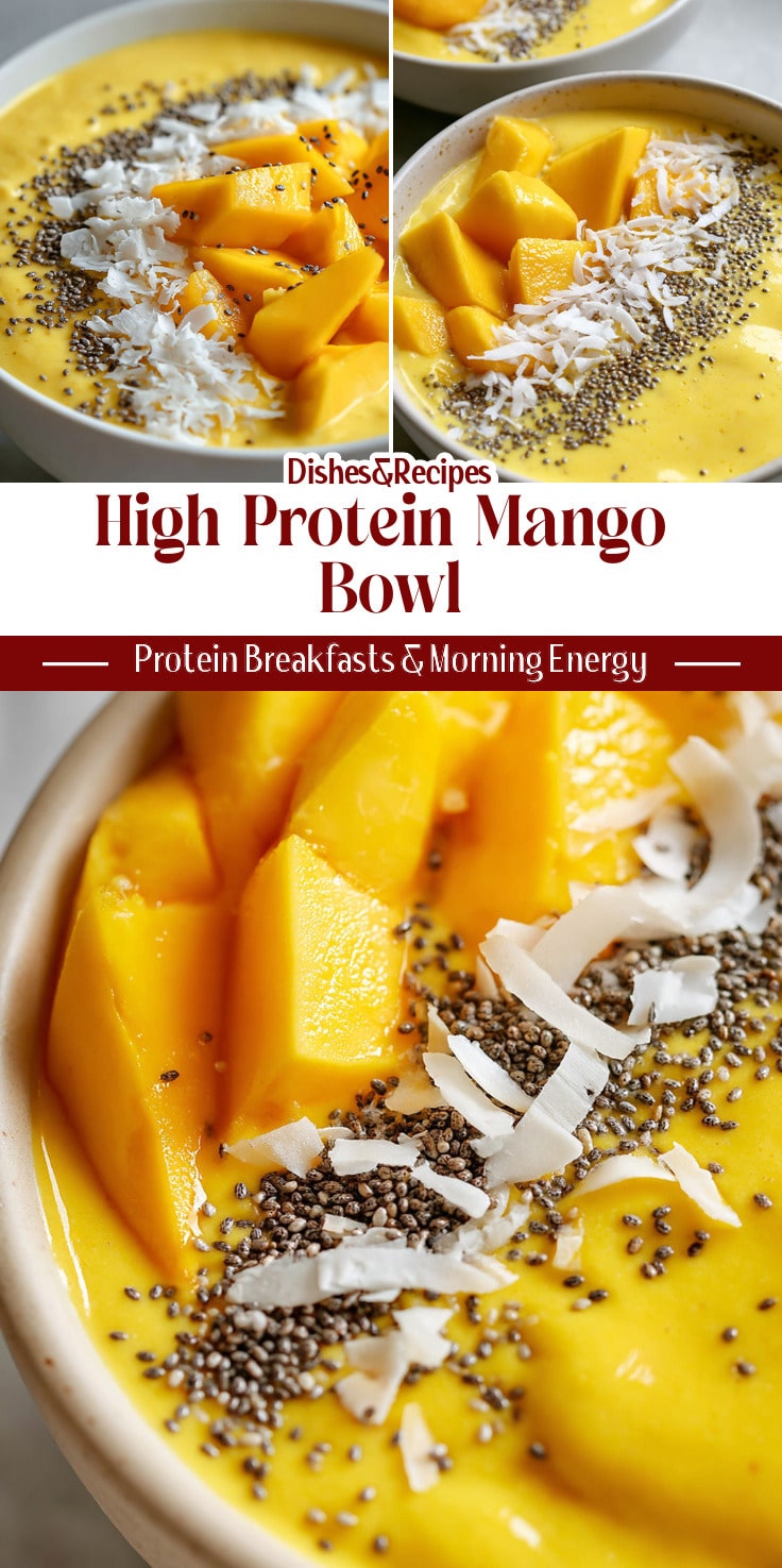 High Protein Mango Smoothie Bowl (5 Minutes) 14 High Protein Mango Smoothie Bowl (5 Minutes)