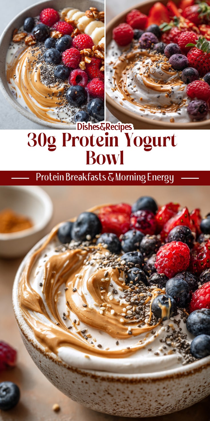 30g Protein Yogurt Bowl for a Quick Breakfast