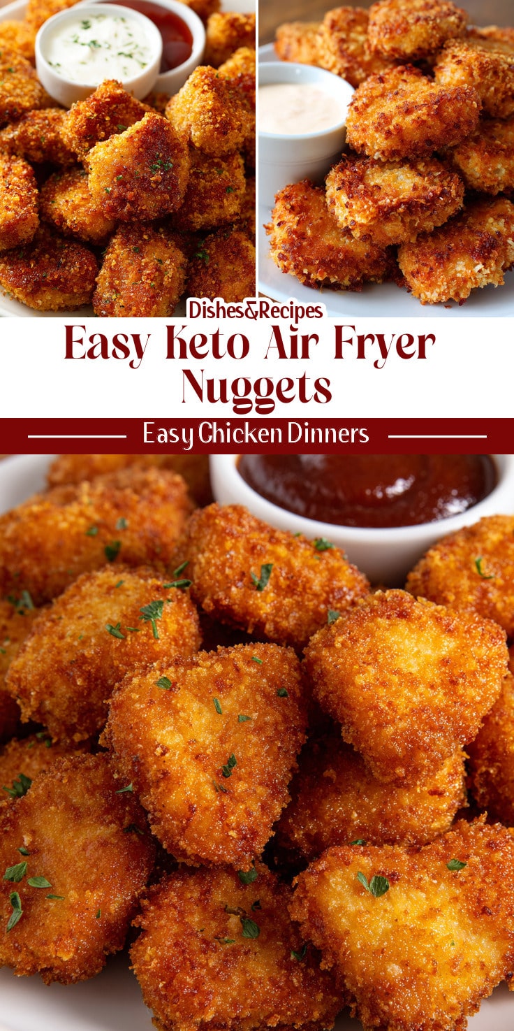 Easy Keto Chicken Nuggets in Air Fryer