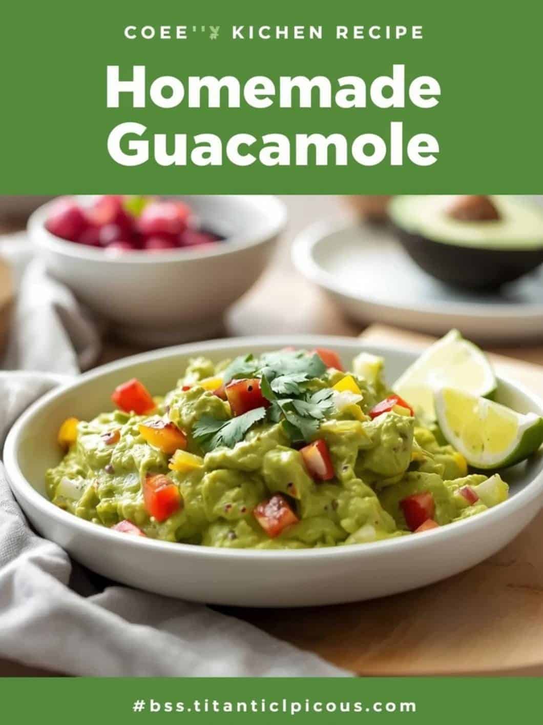 Authentic Homemade Guacamole That's Creamy & Delicious