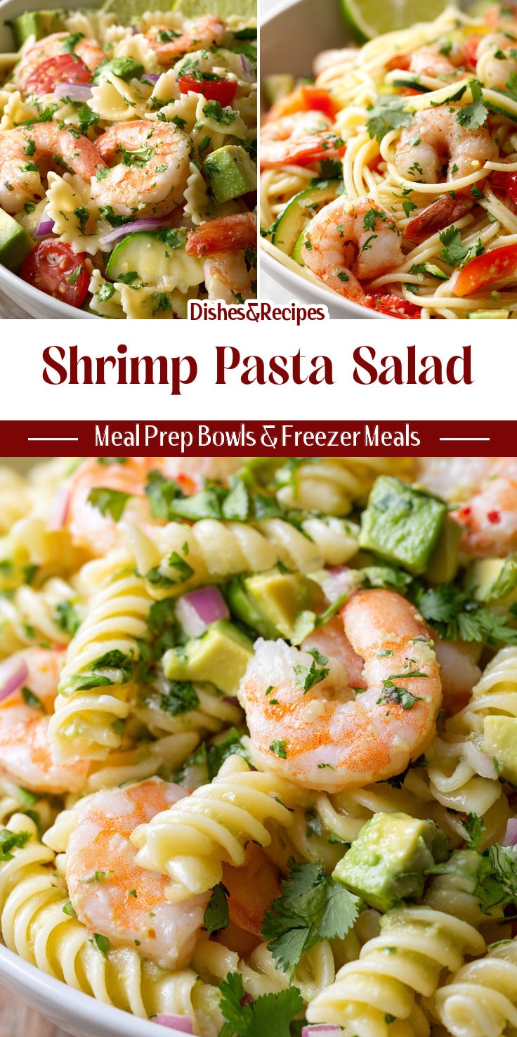 Refreshing Avocado Lime Shrimp Pasta Salad for Summer