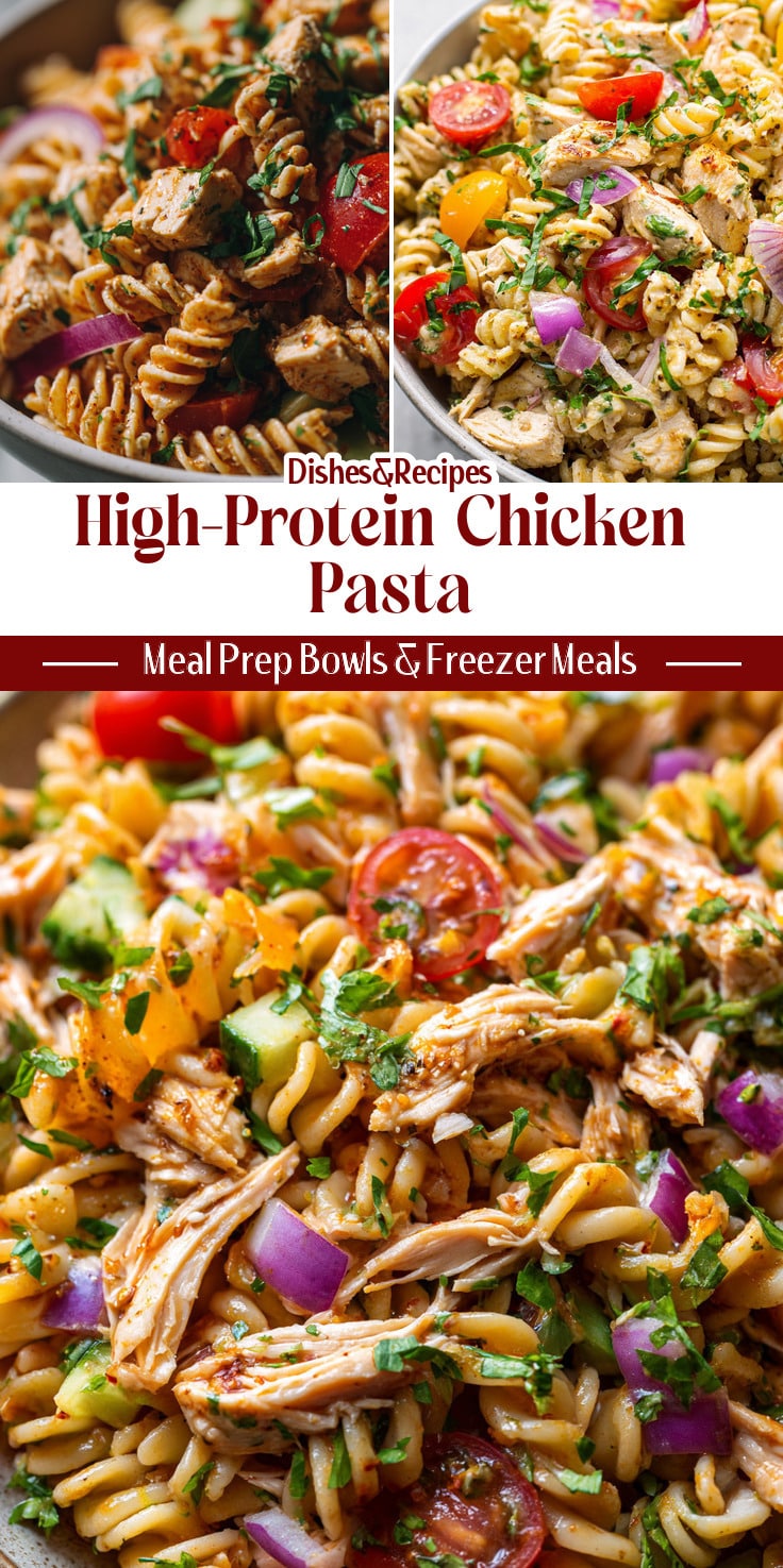 High-Protein BBQ Chicken Pasta Salad for Healthy Lunches
