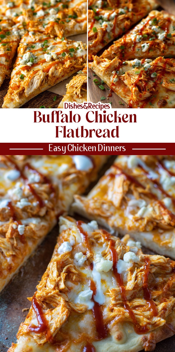 Buffalo Chicken Flatbread for Fun Friday Recipes