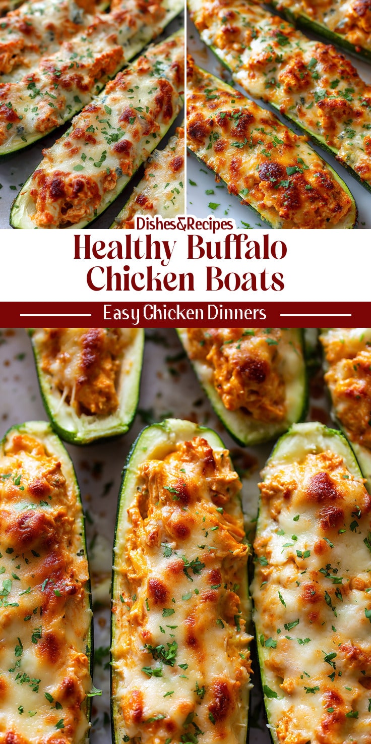 Healthy Buffalo Chicken Zucchini Boats That Feel Like Comfort Food