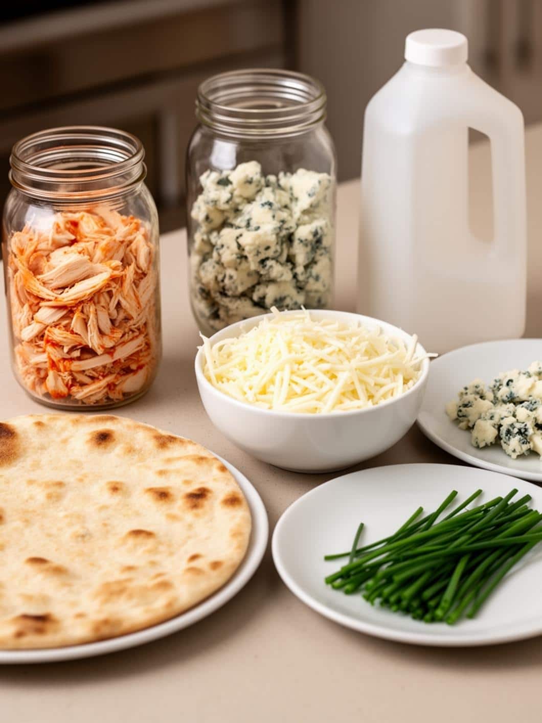 Buffalo Chicken Flatbread for Fun Friday Recipes