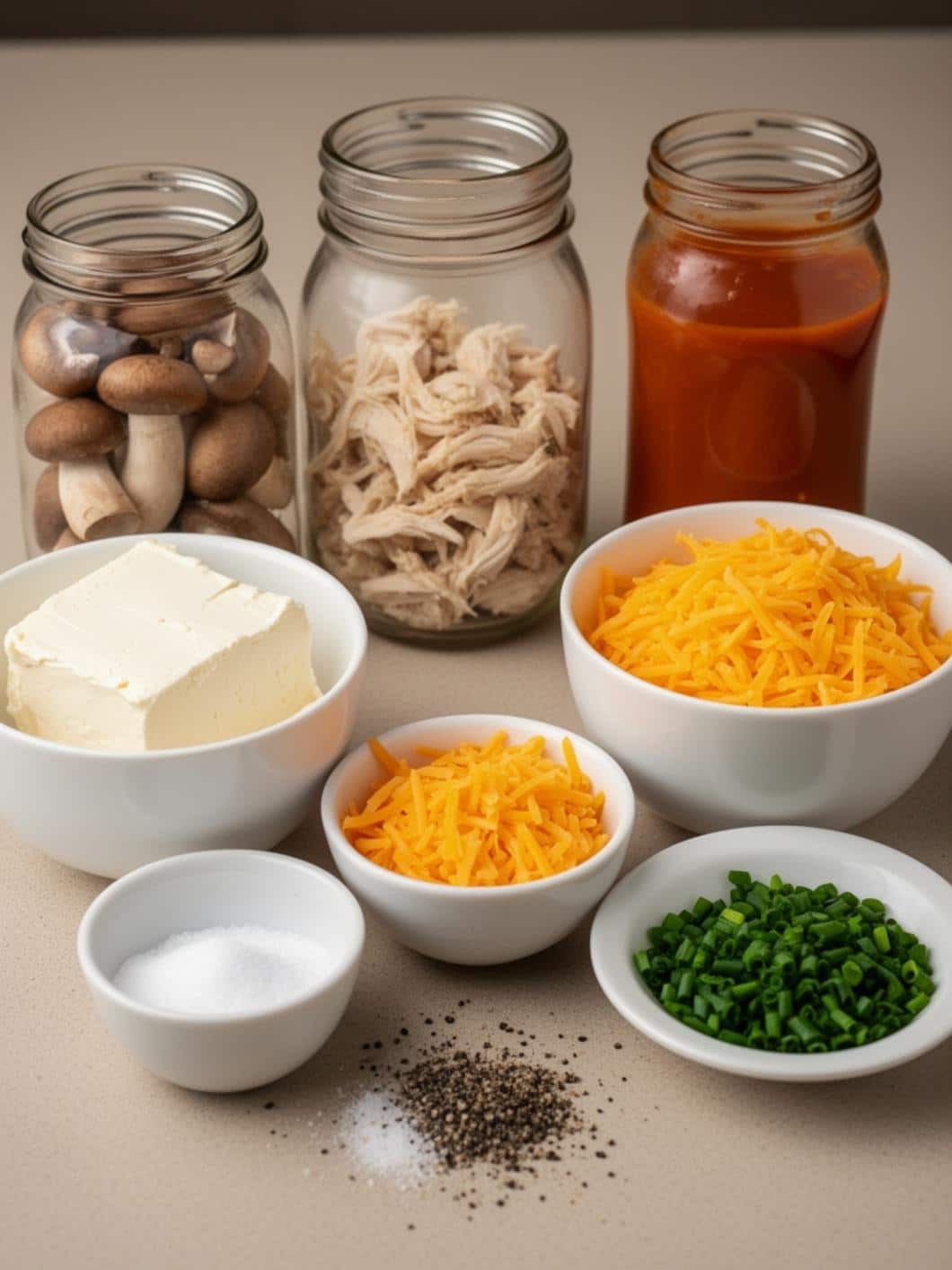 Buffalo Chicken Stuffed Mushrooms for Easy Appetizers