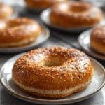 Chewy Sourdough Bagels (Homemade & Golden) 12 =