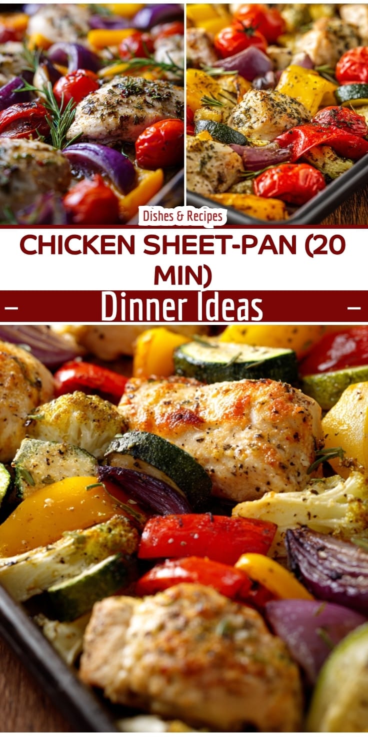 Healthy Chicken Sheet-Pan Dinners (20 Minutes)