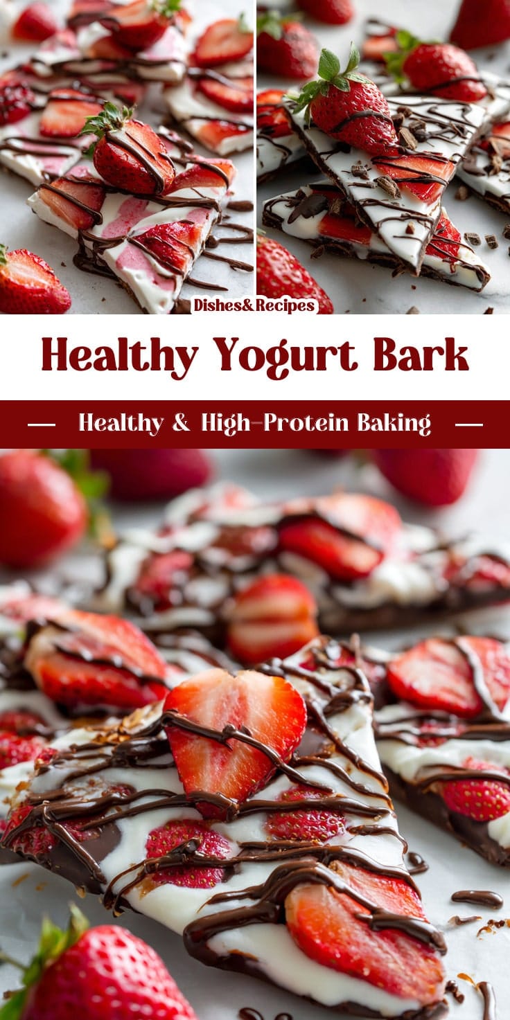 Healthy Yogurt Bark for Valentine's Day