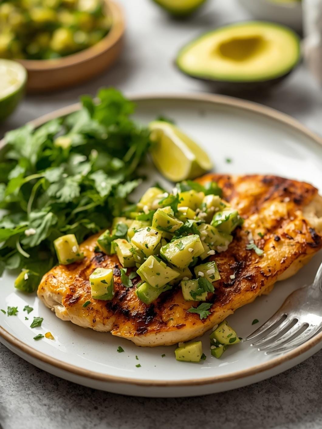 Citrus Chicken with Avocado Salsa (30 Minutes)