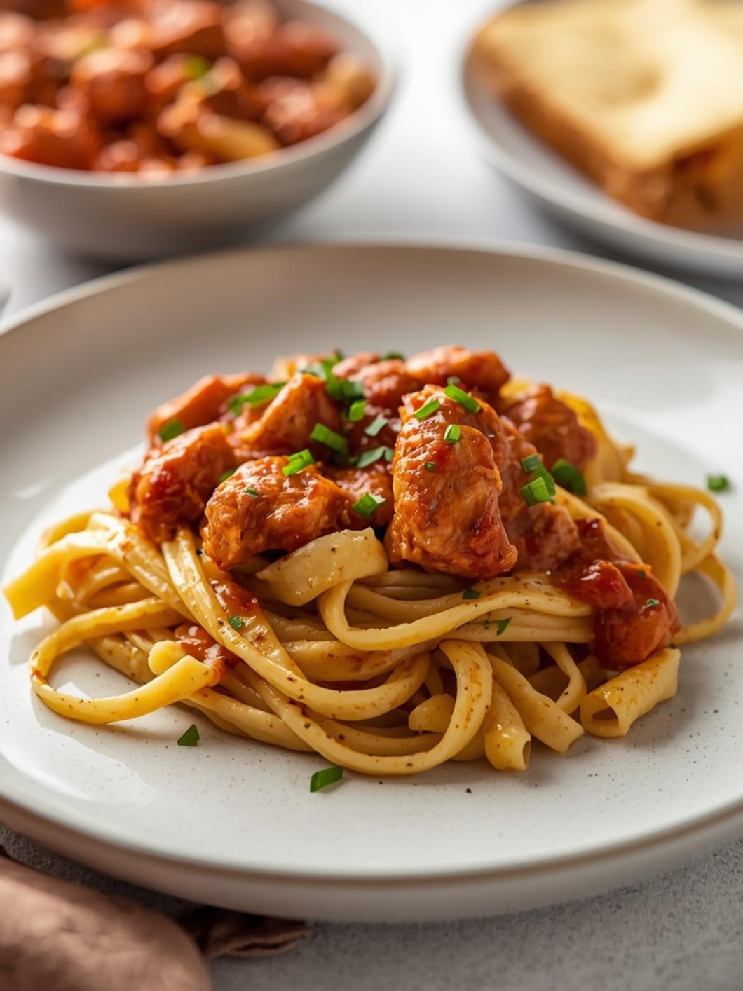 Copycat Chipotle Chicken Pasta Recipe (Cheesecake Factory Style)