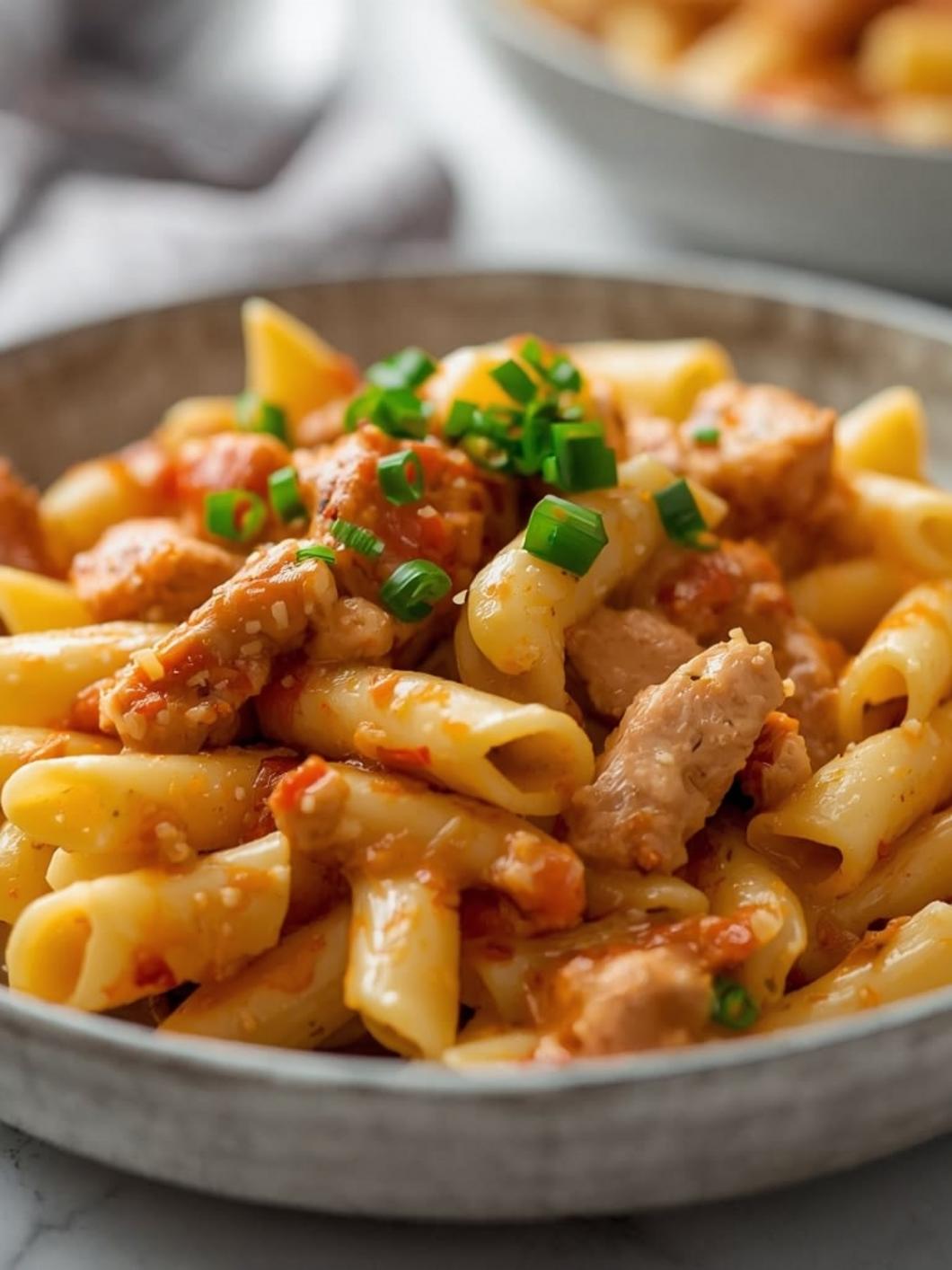 Copycat Chipotle Chicken Pasta Recipe (Cheesecake Factory Style)