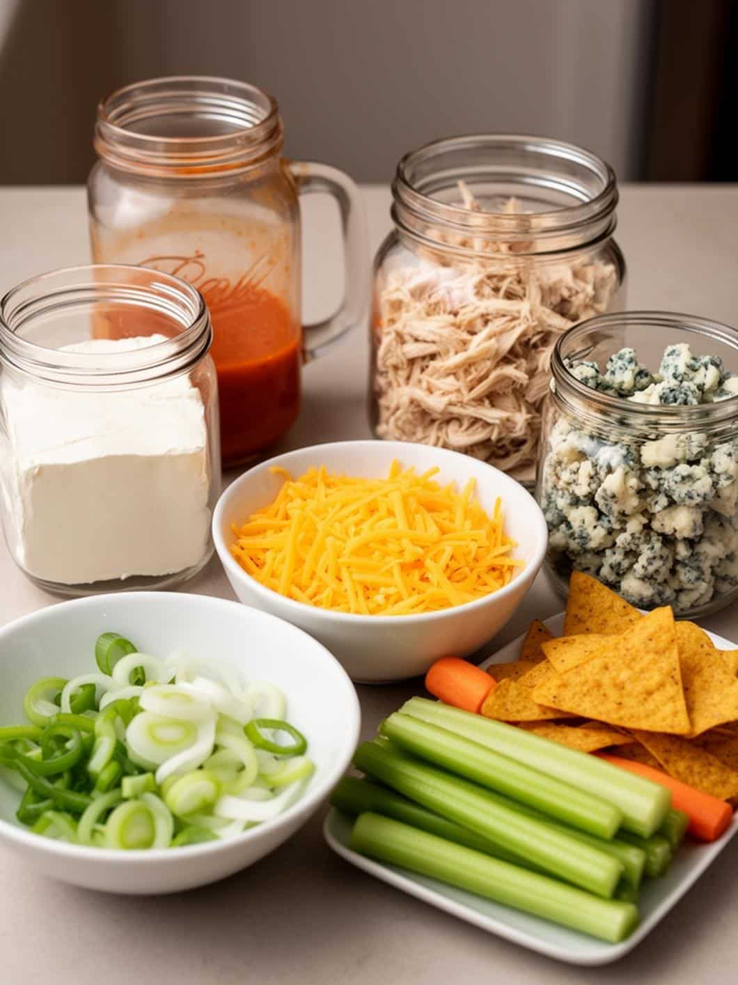 Cream Cheese Buffalo Chicken Dip (Easy Bar Food)