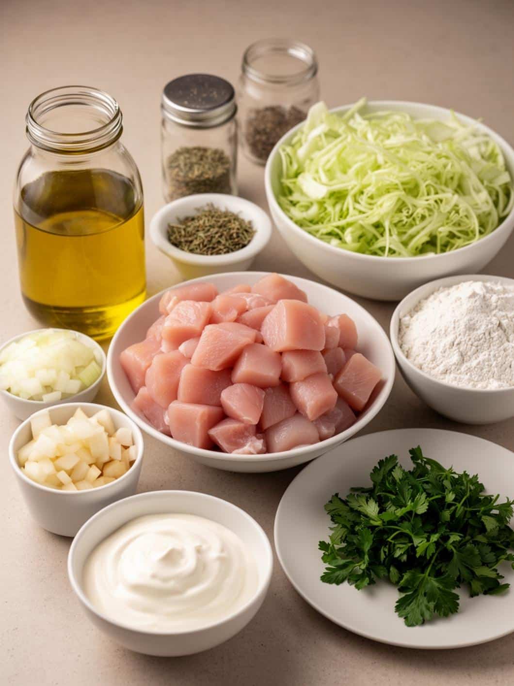 Creamy Chicken and Cabbage Skillet (Comfort Food)