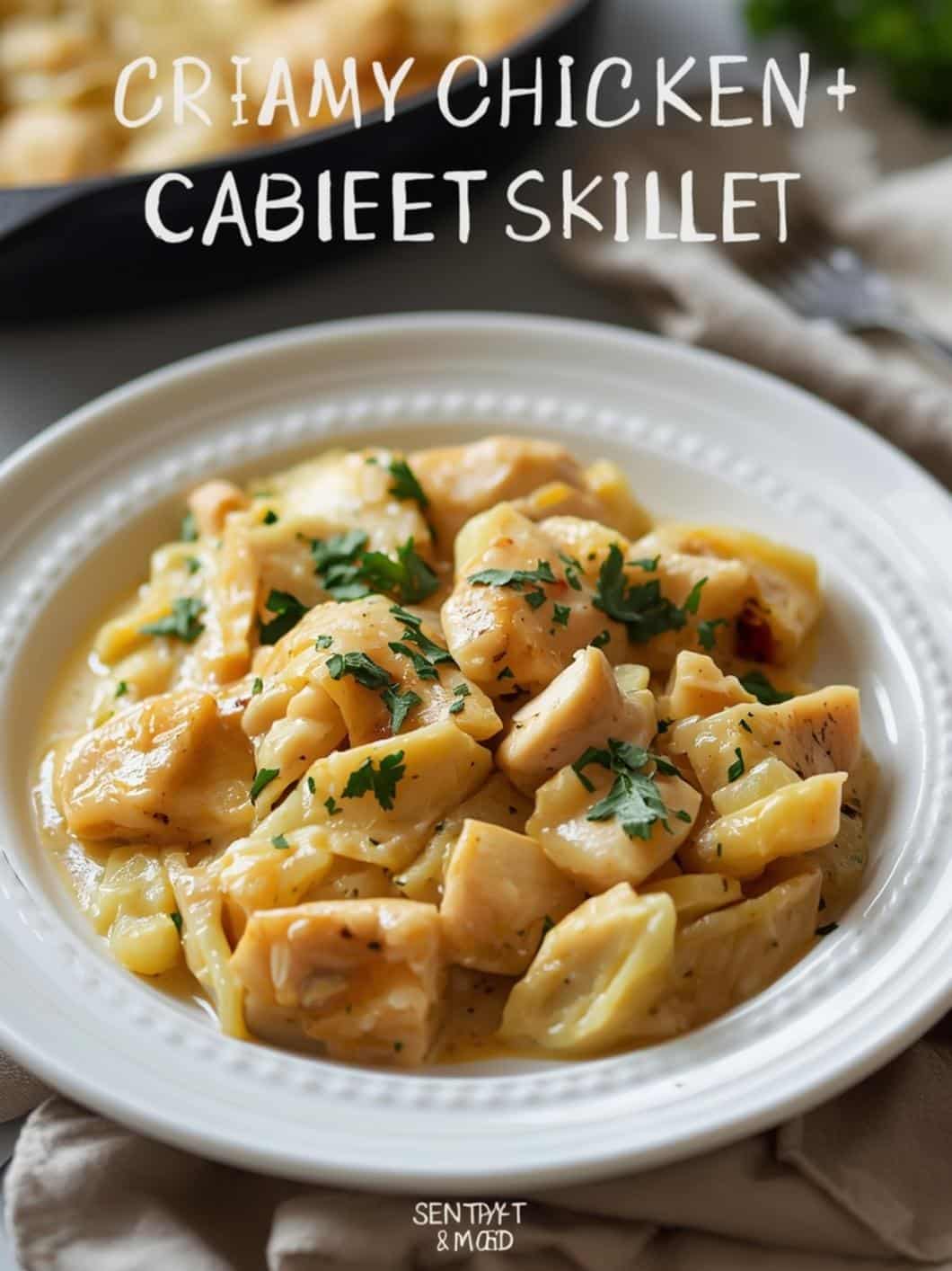 Creamy Chicken and Cabbage Skillet (Comfort Food)