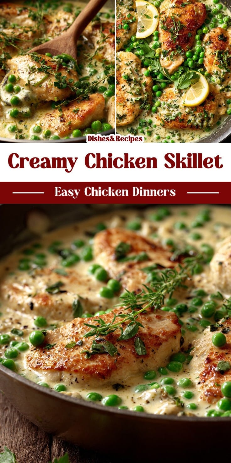 Creamy Chicken Skillet for Early Spring (30 Minutes)