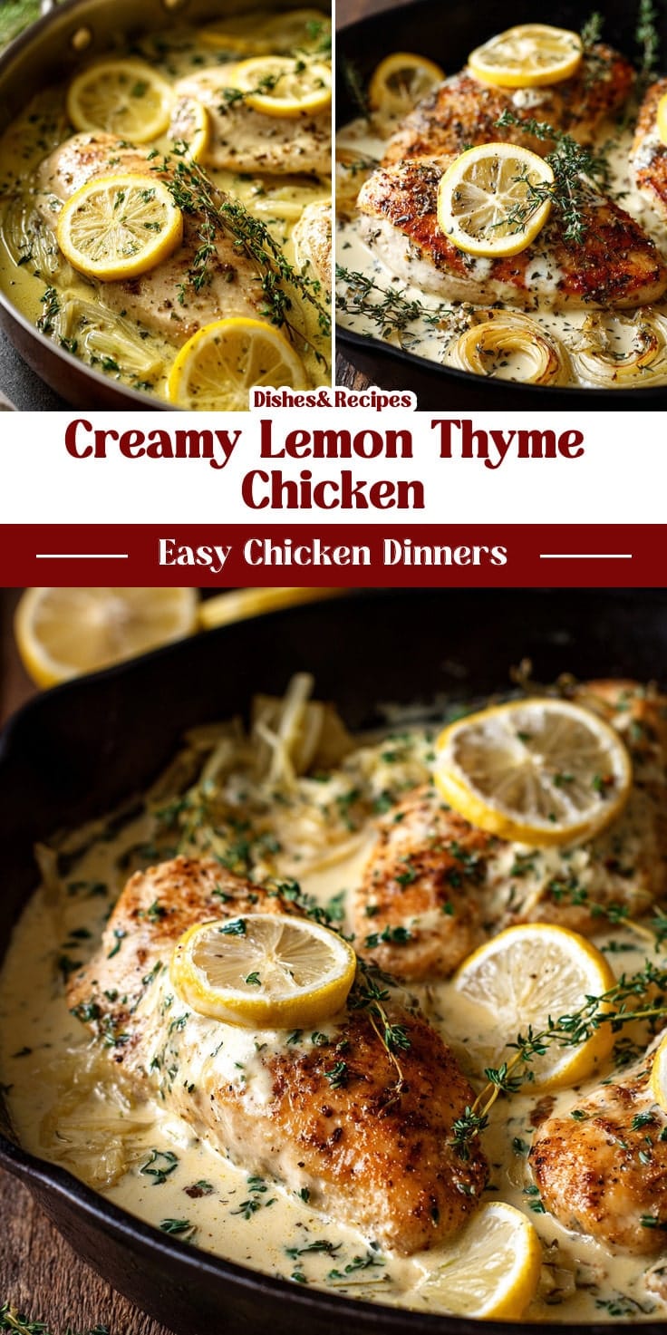 Creamy Lemon Thyme Chicken Breast Recipe (30 Minutes) 14 Creamy Lemon Thyme Chicken Breast Recipe (30 Minutes)
