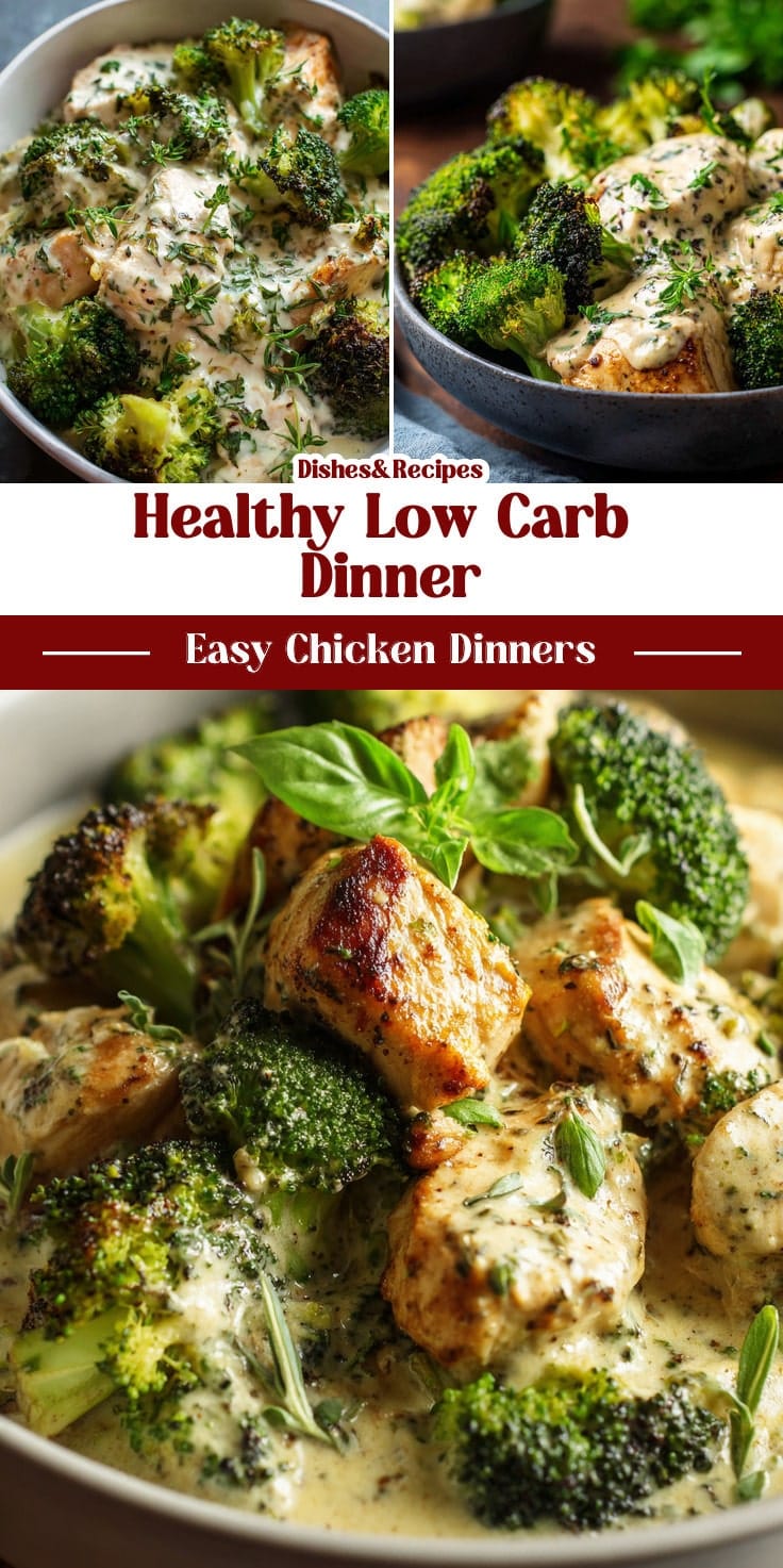 Creamy Garlic Chicken with Roasted Broccoli (Healthy & Low Carb) 14 Creamy Garlic Chicken with Roasted Broccoli (Healthy & Low Carb)