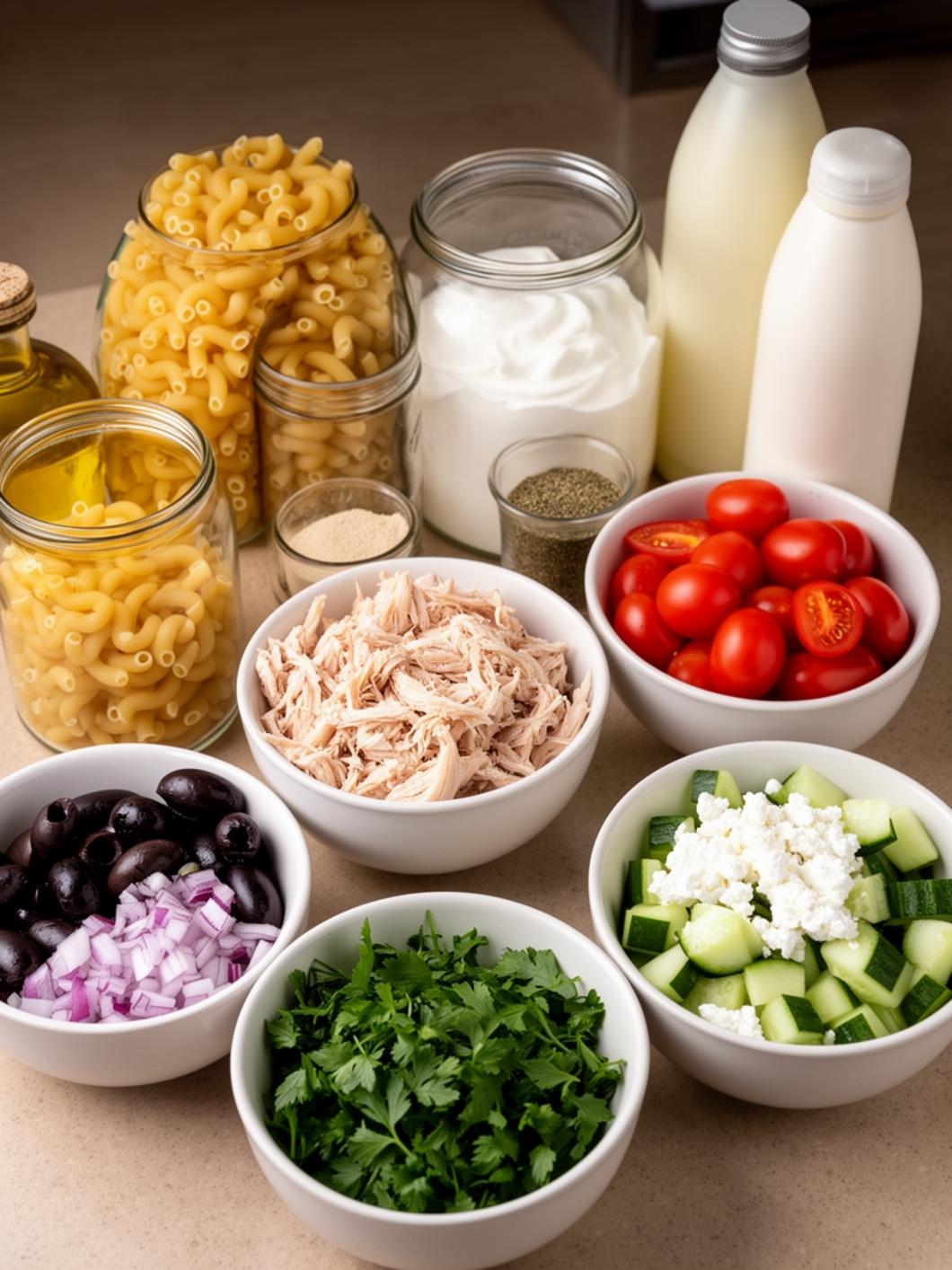 Creamy Greek Chicken Pasta Salad for Easy Meal Prep 13 Creamy Greek Chicken Pasta Salad for Easy Meal Prep