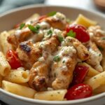 Creamy Greek Chicken Pasta Salad for Easy Meal Prep 12 =