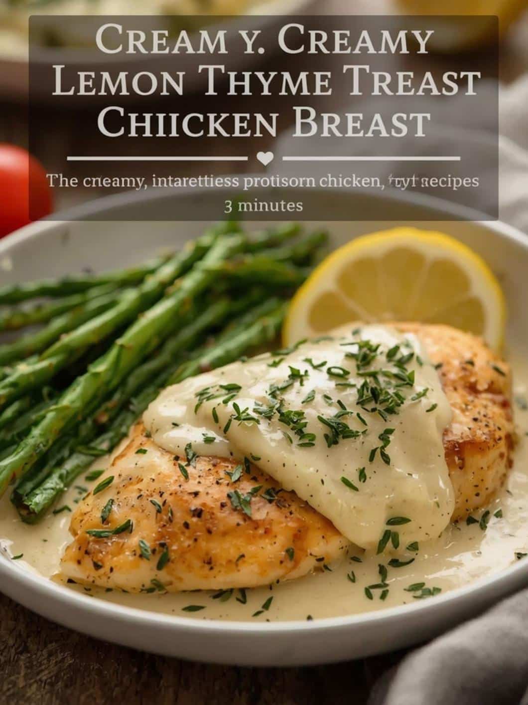 Creamy Lemon Thyme Chicken Breast Recipe (30 Minutes) 15 Creamy Lemon Thyme Chicken Breast Recipe (30 Minutes)