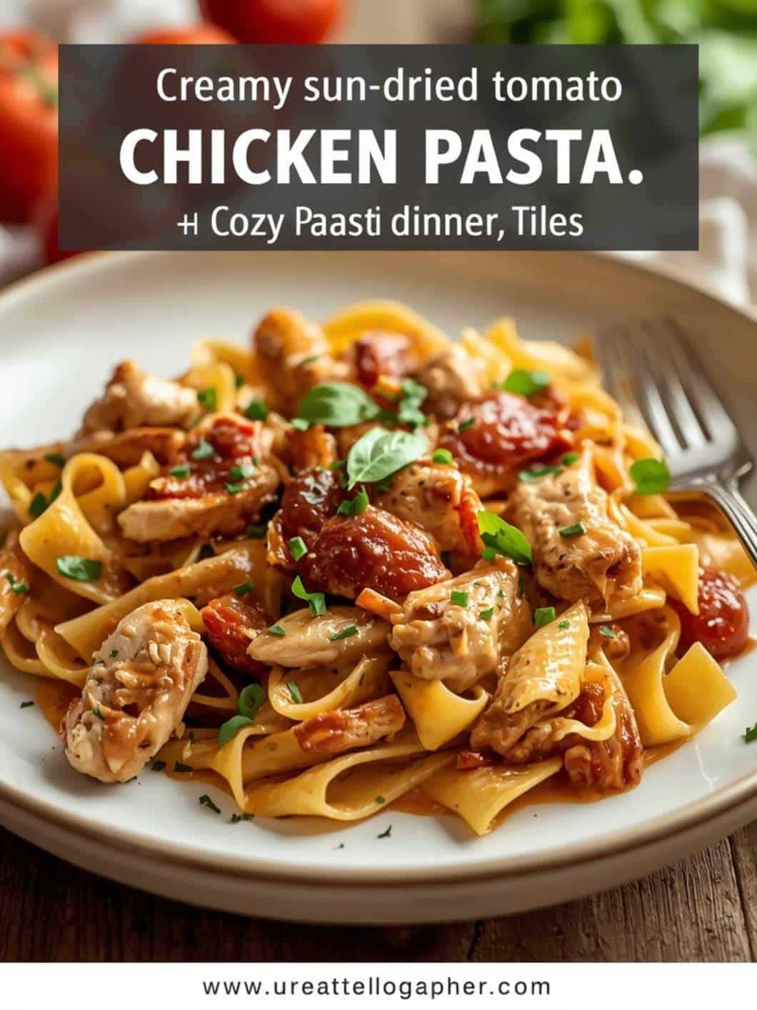 Creamy Sun-Dried Tomato Chicken Pasta (Cozy Dinner Idea)