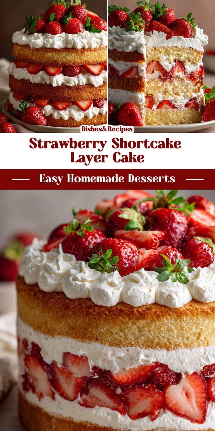 Strawberry Shortcake Layer Cake That Tastes Like Spring 14 Strawberry Shortcake Layer Cake That Tastes Like Spring