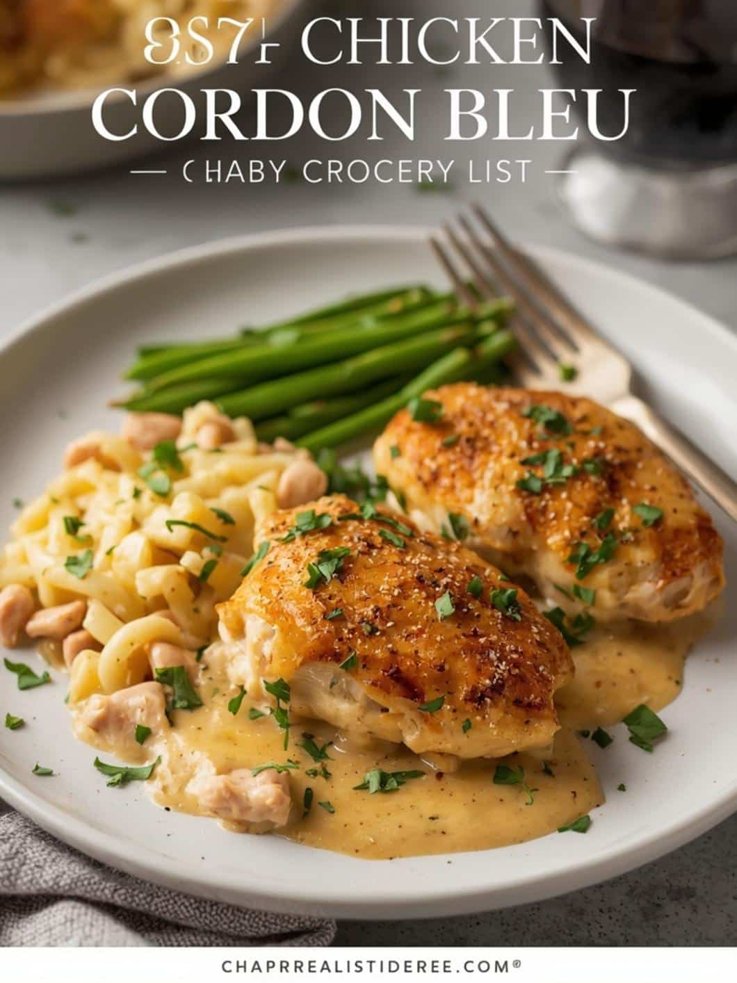 Easy Chicken Cordon Bleu: Dinner Recipes That Don't Need a Big Grocery List