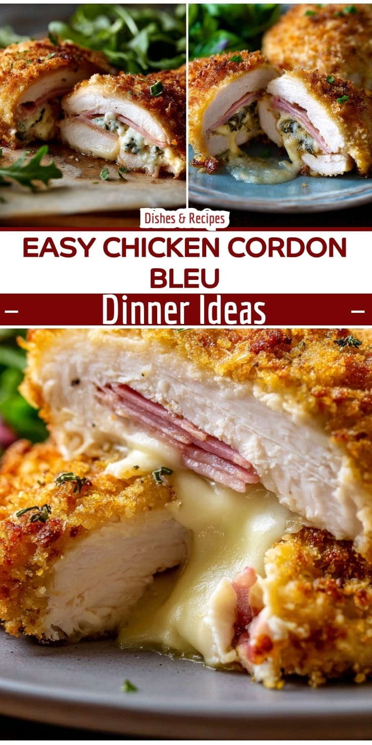 Easy Chicken Cordon Bleu: Dinner Recipes That Don't Need a Big Grocery List