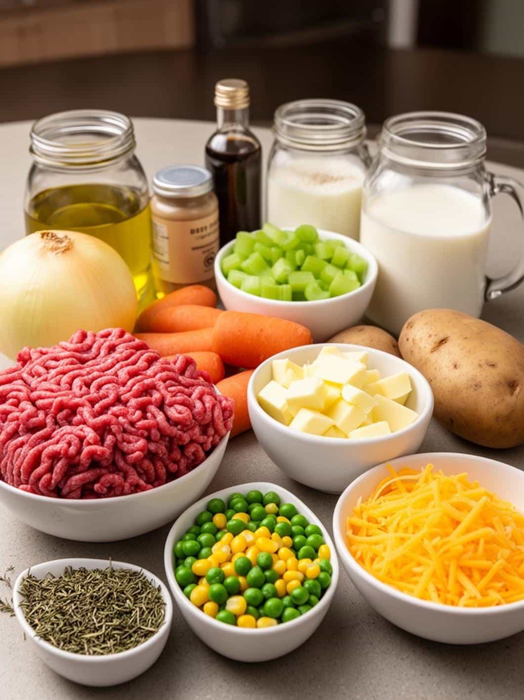 Easy Classic Dinner: Cheesy Shepherd's Pie with Ground Beef