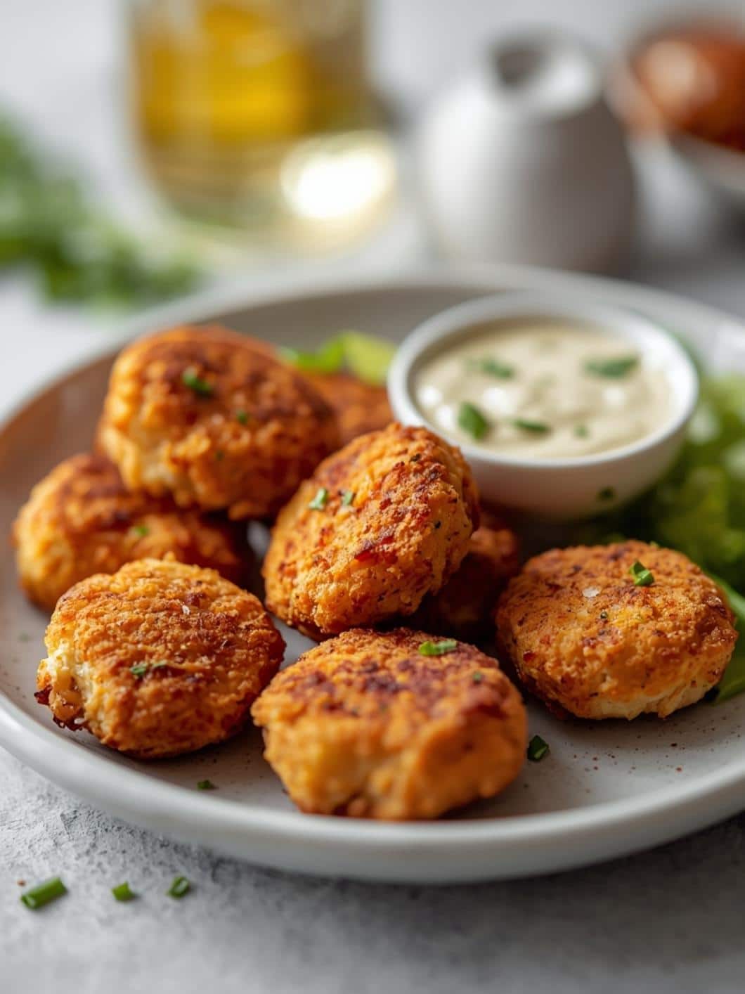 Easy Keto Chicken Nuggets in Air Fryer