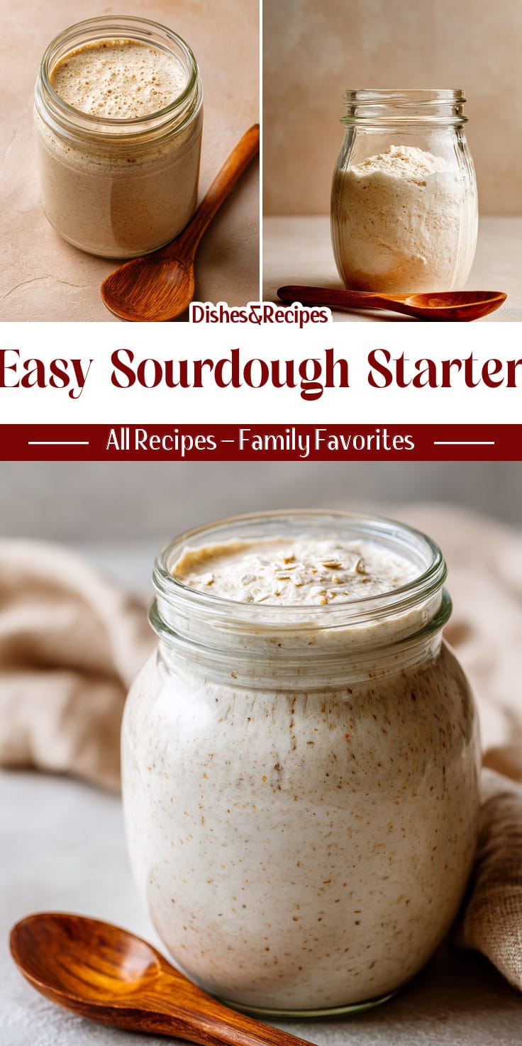 Easy Sourdough Starter for Beginners (Step-by-Step Guide)