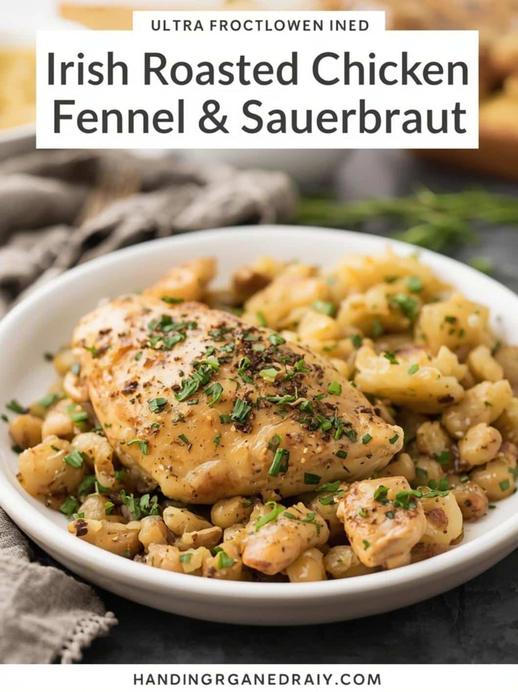 Flavorful Herb-Roasted Chicken with Fennel & Sauerkraut 15 Flavorful Herb-Roasted Chicken with Fennel & Sauerkraut