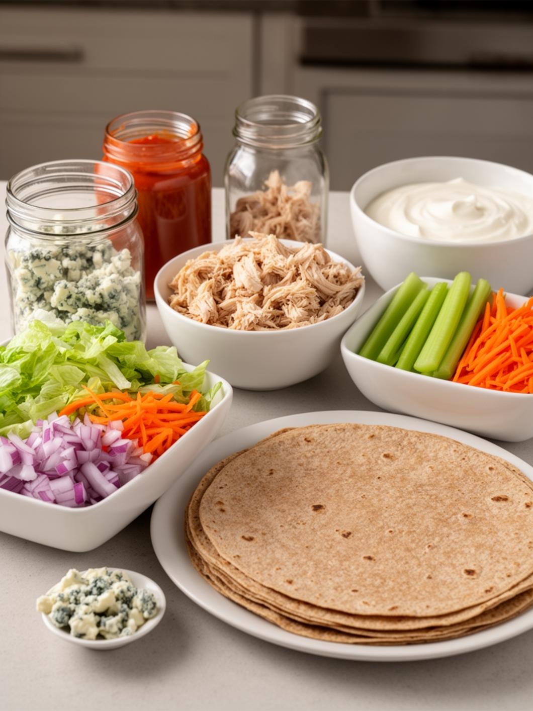 Healthy Buffalo Chicken Wraps for Easy Weeknight Dinners 13 Healthy Buffalo Chicken Wraps for Easy Weeknight Dinners