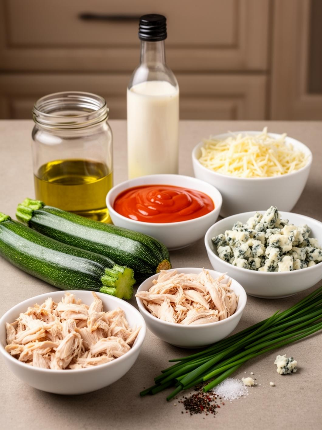 Healthy Buffalo Chicken Zucchini Boats That Feel Like Comfort Food