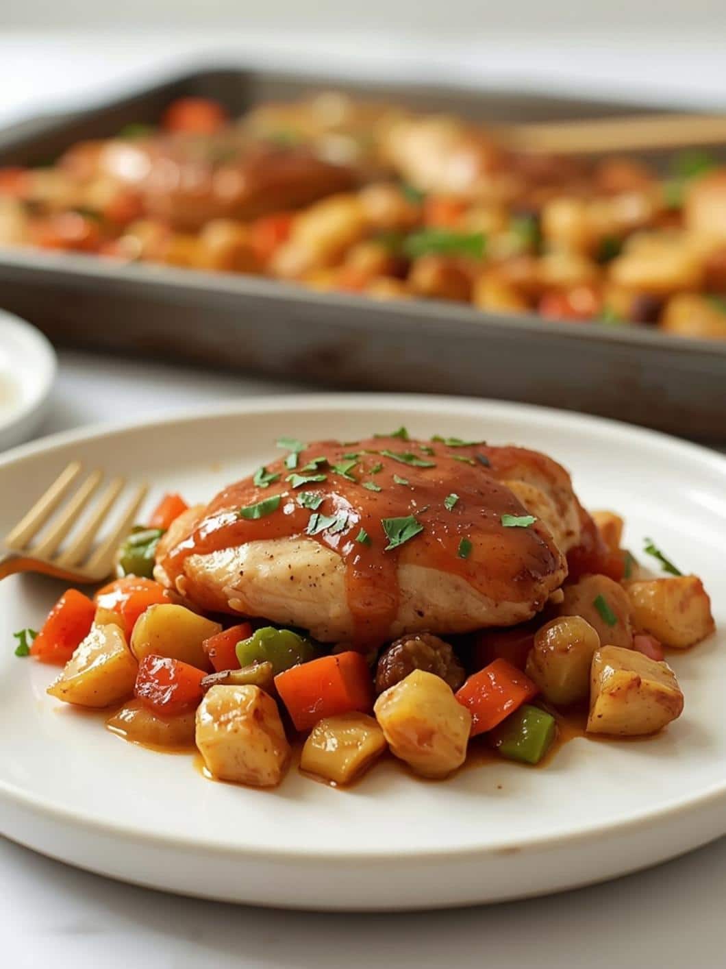 Healthy Chicken Dinners for Family: One-Pan Chicken Bake