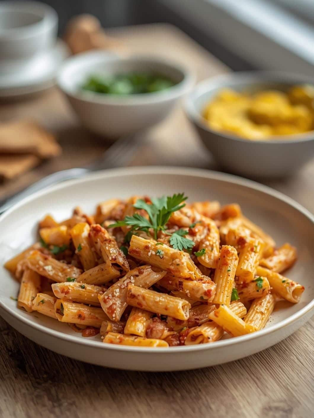 Healthy Chicken Pasta for Low-Energy Evenings