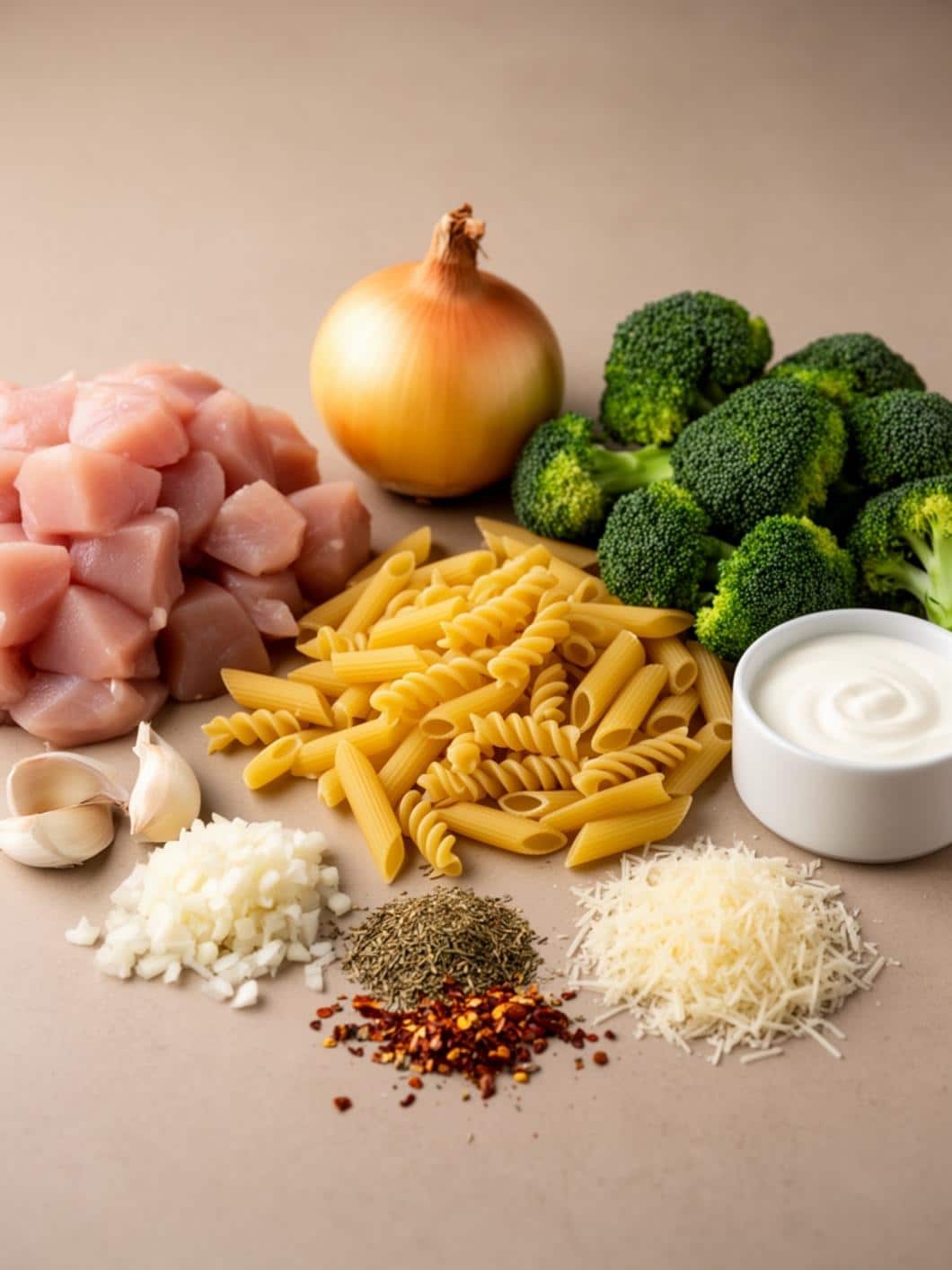 Healthy High Protein Chicken Broccoli Pasta (30 Minutes)